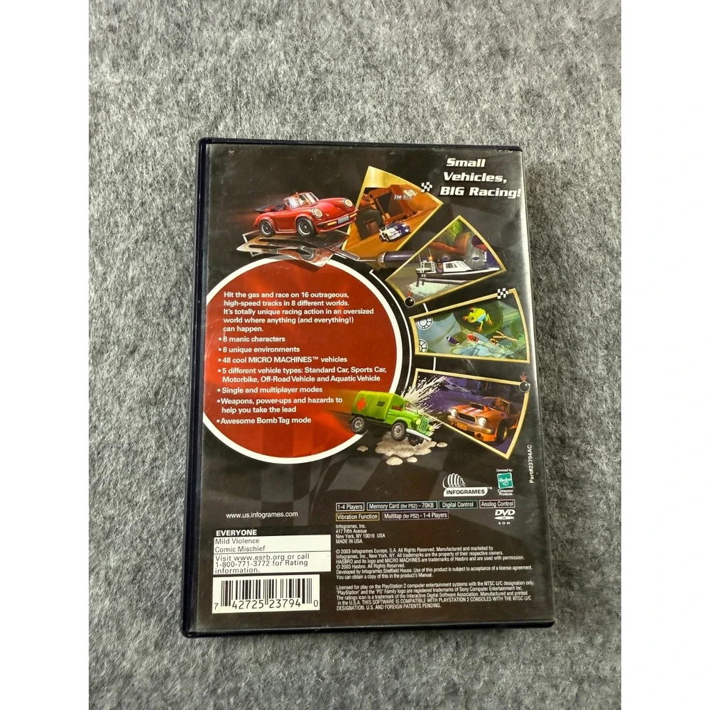 Micro Machines (Sony PlayStation‎ 2) PS2 Complete CIB Tested Working